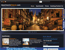 Tablet Screenshot of apartmentsgdansk.com